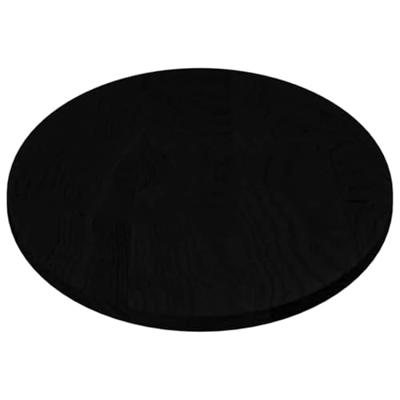 Tafelblad 140x60x2 cm ovaal massief eikenhout donkerbruin Tafelblad 140x60x2 cm ovaal massief eikenhout donkerbruin