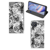 Mobiel BookCase OPPO Reno4 Z 5G Skulls Angel - thumbnail