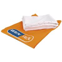 Wentex Pipe and drape doek 330x250cm medium gloss wit geplooid - thumbnail