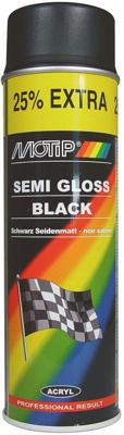 Falko Import & Export Zwart zijdeglans, bus 500 ml. motip