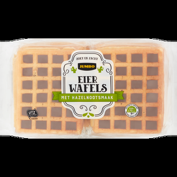 Jumbo Eierwafels met Hazelnootsmaak 8 Stuks