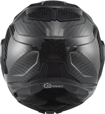 LS2 opklaphelm "ff901 advant x carbon solid" helmet ff901 adv. x carb.solid l black