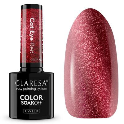 Claresa uv/led gellak 5ml color alchemy - cat eye red