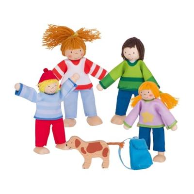 Goki poppenhuis familie