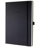 Notitieboek sigel conceptum pure a4+ lijn zwart - thumbnail