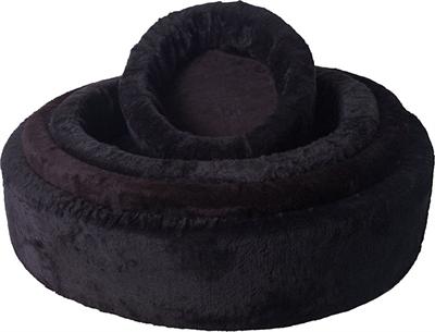 Teddymand zwart nr 5 80 cm Gebr de Boon - Gebr de boon