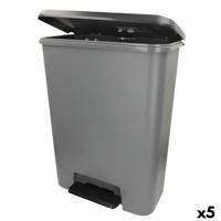 Vuilnisemmer Curver Donker grijs Plastic 50 L (5 Stuks) - thumbnail