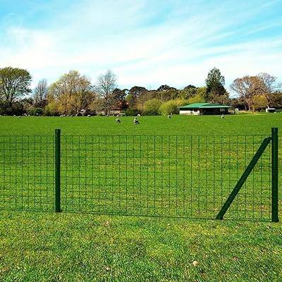 VidaXL Eurohek 10x0,8 m staal groen VidaXL Eurohek 10x0,8 m staal groen