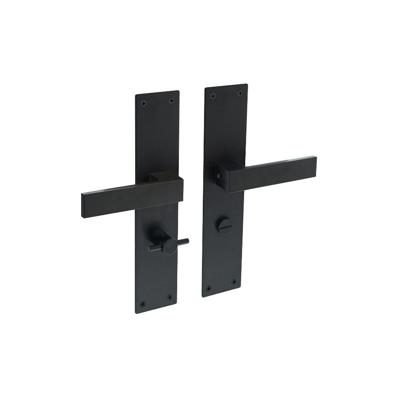 Intersteel Moderne deurklinkAmsterdam WC-sluiting 63/8 zwart - 0023.057165