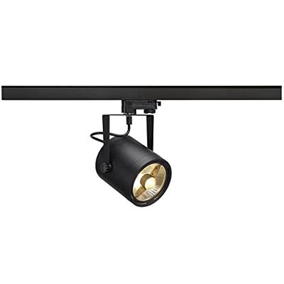SLV EURO SPOT 230V-railsysteem lamp GU10 Zwart SLV EURO SPOT 230V-railsysteem lamp GU10 Zwart