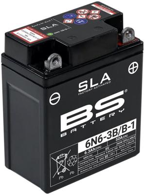 BS-BATTERY Bs-batterij batterij "6n6-3b/b-1". battery 6n6-3b/b-1 bs sla