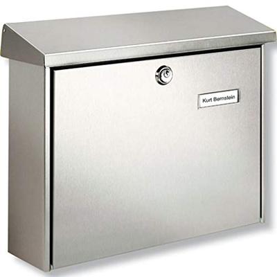 Burg Wächter 8140 AMRUM 3867 NI Brievenbus RVS Zilver Sleutelslot