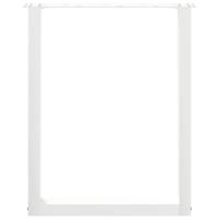 Eettafelpoten 2 st U-vormig 60x(72-73) cm staal wit - thumbnail