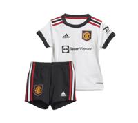 Manchester United Babykit Uit 2022-2023 - Maat 74 - Kleur: Wit | Soccerfanshop - thumbnail