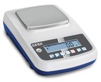 Kern EWJ 6000-2 - Precision balance, with automatic internal adjustment, Readout [d]: 0,01 g, Weighing Range [Max]: 6000 g, Weighing plate: BxT 155x145 mm (Stainless steel) - thumbnail