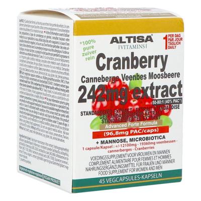 Altisa Cranberry 242mg Extract 45 Capsules