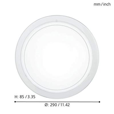 Eglo plafondlamp dm290 wt &apos;planet 1&apos;