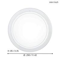 Eglo plafondlamp dm290 wt &apos;planet 1&apos; - thumbnail