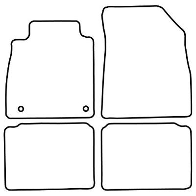 Automatten passend voor Nissan Micra K14 2017- TMNI542