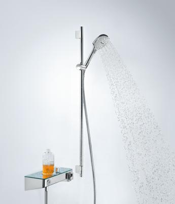 Hansgrohe Raindance select 120 met unica's glijstangset 90 cm. chroom 26621000 Hansgrohe Raindance select 120 met unica's glijstangset 90 cm. chroom 26621000