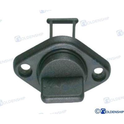 GS30314 - AFVOER MET ZWARTE DOP 25 mm