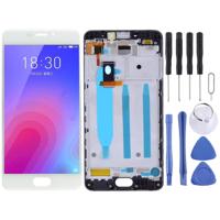 LCD-scherm en digitizer volledige montage met frame voor Meizu M6 M711H M711Q (wit) - thumbnail