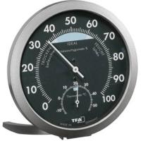 TFA Dostmann 45.2043.51 45.2043.51 Thermo- en hygrometer Antraciet, Zilver - thumbnail
