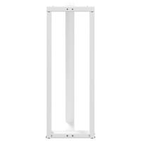 Bartafelpoten 2 st T-vormig 40x35x(110-111) cm staal wit - thumbnail