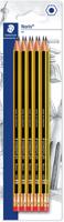 Staedtler Noris HB 122-2 BK10 Potloodset Hardheid: HB 10 stuk(s) - thumbnail
