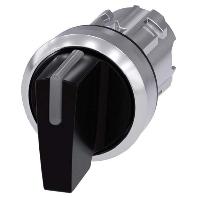 Siemens 3SU1052-2BP10-0AA0 Knevelschakelaar Tuimel Zwart 2 x 45 ° 1 stuk(s)