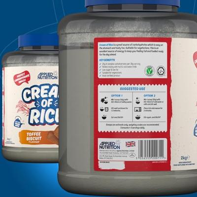 Applied Nutrition Cream of Rice Toffee Biscuit (2000 g) - thumbnail