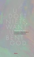 U doet niets, want U bent God - Stephan de Jong - eBook (9789021144535) - thumbnail