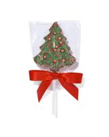 HEMA Melkchocolade lolly kerstboom 25gram - thumbnail
