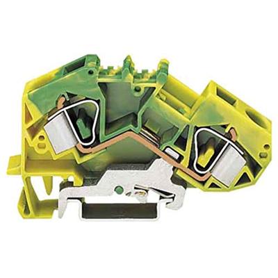 WAGO 783-607 Aardingsklem 12 mm Spanveer Toewijzing: Terre Groen, Geel 25 stuk(s)