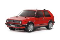 Tamiya 1:10 RC auto Elektro Straatmodel VW Golf II GTI 16V Bouwpakket - thumbnail