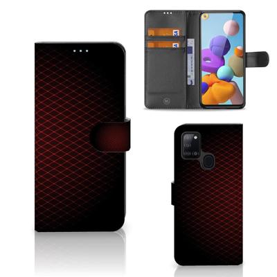 Samsung Galaxy A21s | Telefoon Hoesje | Geruit Rood Samsung Galaxy A21s | Telefoon Hoesje | Geruit Rood