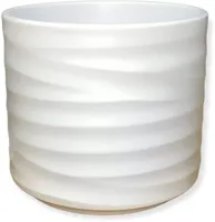 HS Berlin bloempot rond 23x19,5cm wit - thumbnail