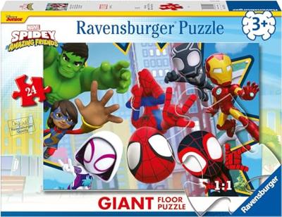 Ravensburger vloerpuzzel Marvel Spidey and his Amazing Friends