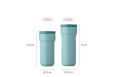 Mepal Ellipse Isoleerbeker 475 ml Nordic Green - thumbnail