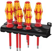 Wera 160 i/6 Schroevendraaierset Kraftform Plus Serie 100 + Rek - thumbnail