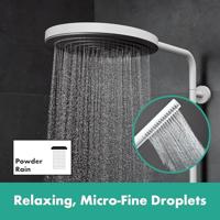 Hansgrohe Pulsify S Puro Showerpipe 260 1jet met thermostaat, mat wit - thumbnail