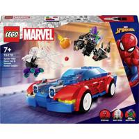LEGO super heroes 76279 spider-man racewagen en venom green goblin - thumbnail