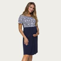 Lupoline Zwangerschapsjurk / Voedingsjurk Lovely Hearts met mouwtjes - thumbnail