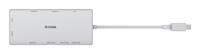 D-Link DUP-A01 USB-C (USB 3.2 Gen 1) multiport hub Met USB-C stekker, USB-C PD laadaansluiting Wit - thumbnail