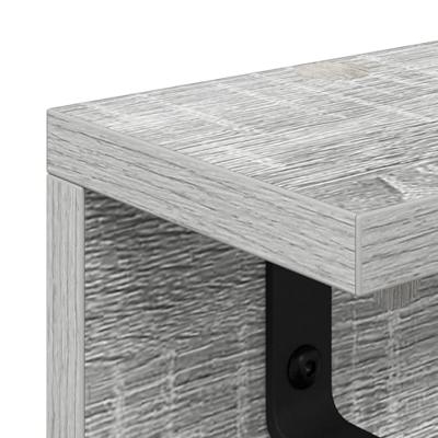 Wandgemonteerde kapstok Grijs sonoma 40 x 10.5 x 10.5 cm Wandgemonteerde kapstok Grijs sonoma 40 x 10.5 x 10.5 cm