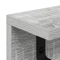 Wandgemonteerde kapstok Grijs sonoma 60 x 10.5 x 10.5 cm - thumbnail