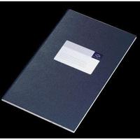 Notitieboek Djois Atlanta gelijmd 330x205mm 96 blz.blauw - thumbnail