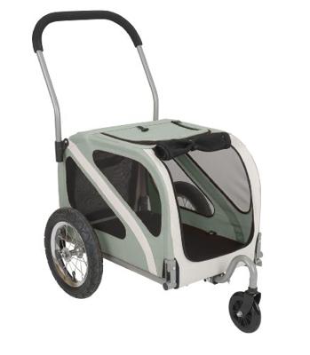 BLUE BIRD fiets-hondenkar bl.bird dog trailer 12" gn beige/beige
