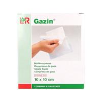Gazin Gaaskompres 10 x 10 steriel 5 x 2 10 Stuks - thumbnail