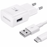 Original Fast Charger Samsung EP-TA20EWE +EP-DG970BWE 1670mAh White TYP-C 100CM - thumbnail